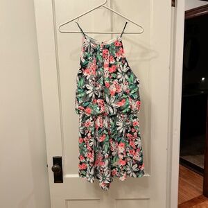 Floral romper, lightweight, size S
